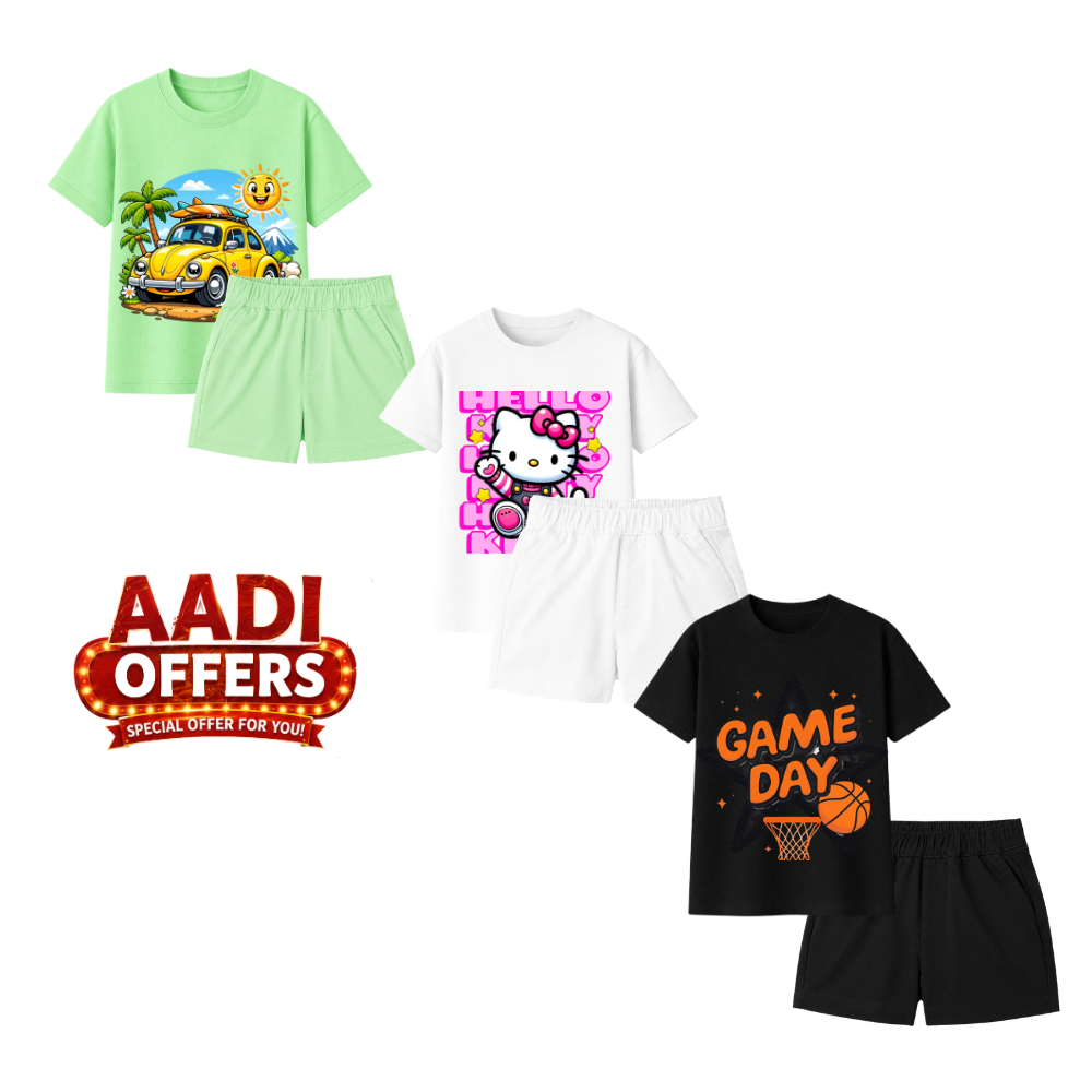 Kids T-Shirts, Printed Kids T-Shirts, Cartoon T-Shirts for Kids, Anime Kids T-Shirts, Boys Graphic T-Shirts, Girls Printed T-Shirts, Kids Cotton T-Shirts, Kids Casual Wear, Kids Clothing Online, Kids Fashion India, Kids Summer T-Shirts, Children's Printed Tees, Kids Combo Pack, Pack of 10 T-Shirts, Trendy Kids Wear, Character Print T-Shirts, Soft Cotton Kids Tees, Boys Cotton T-Shirts, Girls Cotton Tops, Aadi Offers Kids Collection
