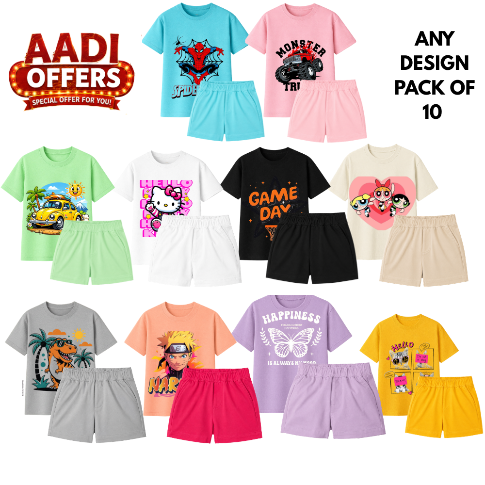 Kids T-Shirt Shorts Combo, Kids Co-Ord Set, Pack of 10 Kids Clothing, Kids Cotton T-Shirt Set, Boys T-Shirt Shorts Set, Girls T-Shirt Shorts Combo, Kids Summer Wear, Printed Kids Clothing, Kids Casual Wear, Cotton Kids Outfit, Kids Matching Set, Graphic Print T-Shirts, Kids Fashion India, Kids Clothing Combo Pack, Cotton Shorts for Kids, Boys Cotton Wear, Girls Cotton Wear, Aadi Offers Kids Wear Kids T-Shirt Shorts Combo, Kids Co-Ord Set, Pack of 10 Kids Clothing, Kids Cotton T-Shirt Set, Boys T-Shirt Shorts Set, Girls T-Shirt Shorts Combo, Kids Summer Wear, Printed Kids Clothing, Kids Casual Wear, Cotton Kids Outfit, Kids Matching Set, Graphic Print T-Shirts, Kids Fashion India, Kids Clothing Combo Pack, Cotton Shorts for Kids, Boys Cotton Wear, Girls Cotton Wear, Aadi Offers Kids Wear